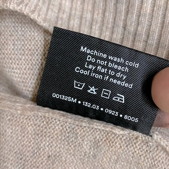 SOLD-Summersalt Beige Wool Cashmere Blend Jogger Hoodie Loungewear Set S/M - Picture 8 of 16